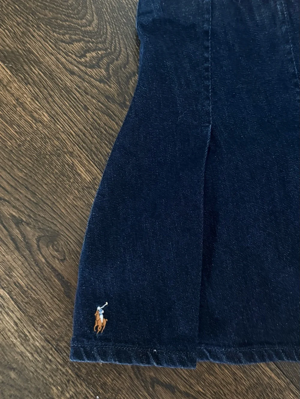 Girls Polo by Ralph Lauren Dark Denim Skirt